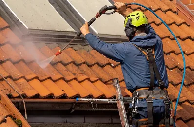 Démoussage et hydrofuge de toiture à Chânes